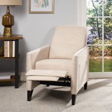 Load image into Gallery viewer, Kiersten - Contemporary Fabric Pushback Recliner
