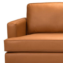 Load image into Gallery viewer, Polyester Sofa With Black Legs - Brown
