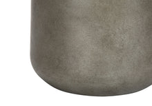 Load image into Gallery viewer, Concrete Urn Table Lamp With Beige Drum Shade - Gray
