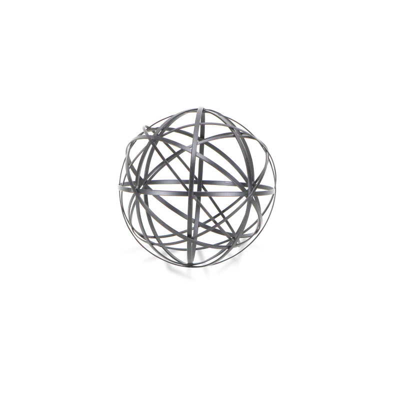 Murano Hand Painted Tabletop Sculpture - Black