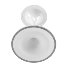 Load image into Gallery viewer, 42" Fiberglass And Metal Dining Table - White
