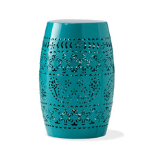 Load image into Gallery viewer, 12&quot; Outdoor Lace Cut Side Table
