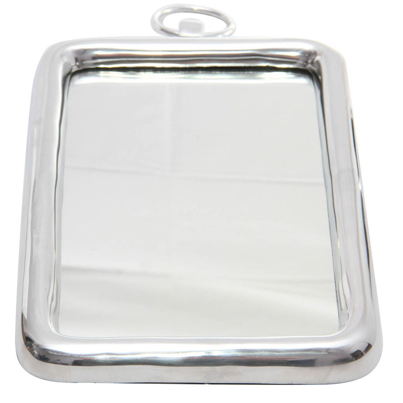 18" Aluminum Framed Accent Mirror - Silver