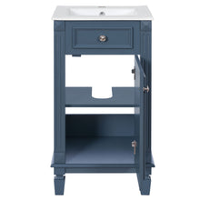 Load image into Gallery viewer, Bathroom Vanity With Sink, Soft-Closing Door, Adjustable Shelf
