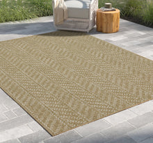 Load image into Gallery viewer, Earth - 5'3" X 7'3" Indoor, Outdoor Area Rug - Natural / White

