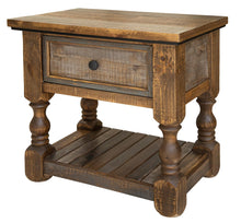 Load image into Gallery viewer, 28" x 18" x 26.5" One Drawer Nightstand - Brown

