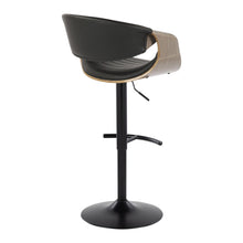 Load image into Gallery viewer, Symphony - Mid Century Modern Adjustable Barstool With Swivel With Rounded T Footrest (Set of 2)
