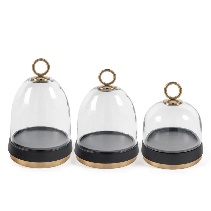 Decorative Bowl (Set of 3) - Black / Gold