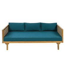 Load image into Gallery viewer, Claremont - 3 Seater Daybed Teak Acacia Wood Water Resistant Cushions
