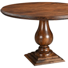 Load image into Gallery viewer, 48" Solid Wood Pedestal Base Round Top Dining Room Table - Brown
