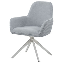 Load image into Gallery viewer, Flare - Arm Side Dining Chair With Tufting - Gray
