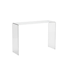 Load image into Gallery viewer, Glass Block Console Table - White
