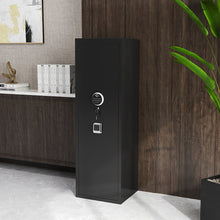 Load image into Gallery viewer, Gun Safes For Home Rifle And Pistols, Fingerprint Electronic Safe With Quick Access, Detachable Partition - Black
