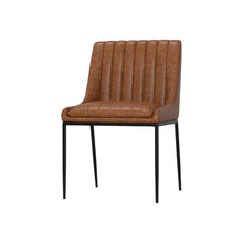 Load image into Gallery viewer, Wood Dining Parsons Chairs (Set of 2) - Tan / Black
