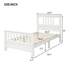 Load image into Gallery viewer, Platform Bed With Paneled Headboard And Footboard
