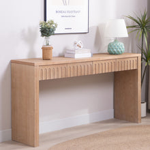 Load image into Gallery viewer, Modern Console Table With 4 Drawers, Entryway Table

