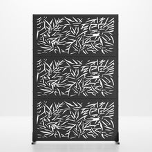 Load image into Gallery viewer, Three Panel Screen Room Divider (720030) - Black
