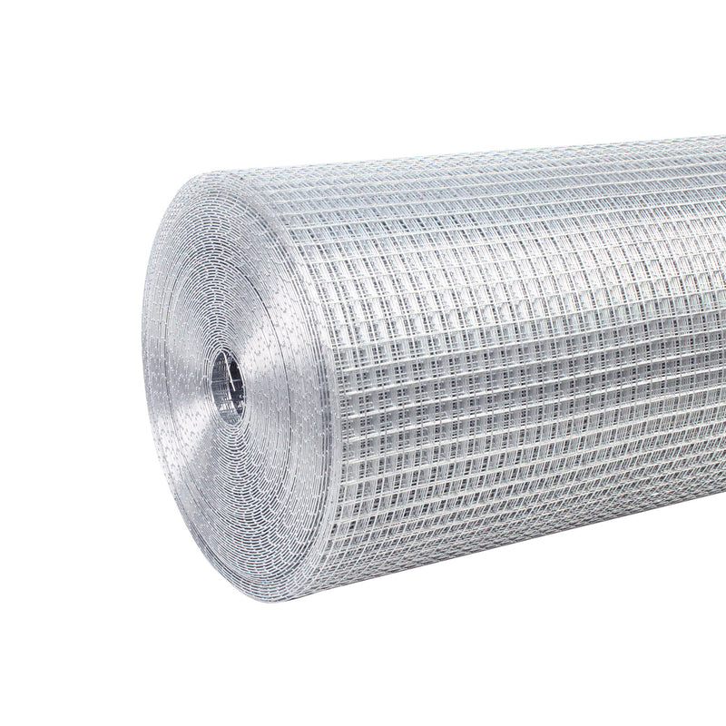 Galvanized Hardware Cloth, Metal Wire Fencing Roll For Garden And Animal Protection - Silver