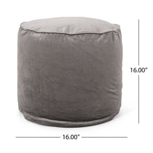 Load image into Gallery viewer, Shimon - Cylinder Pouf Ottoman And Floor Cushion
