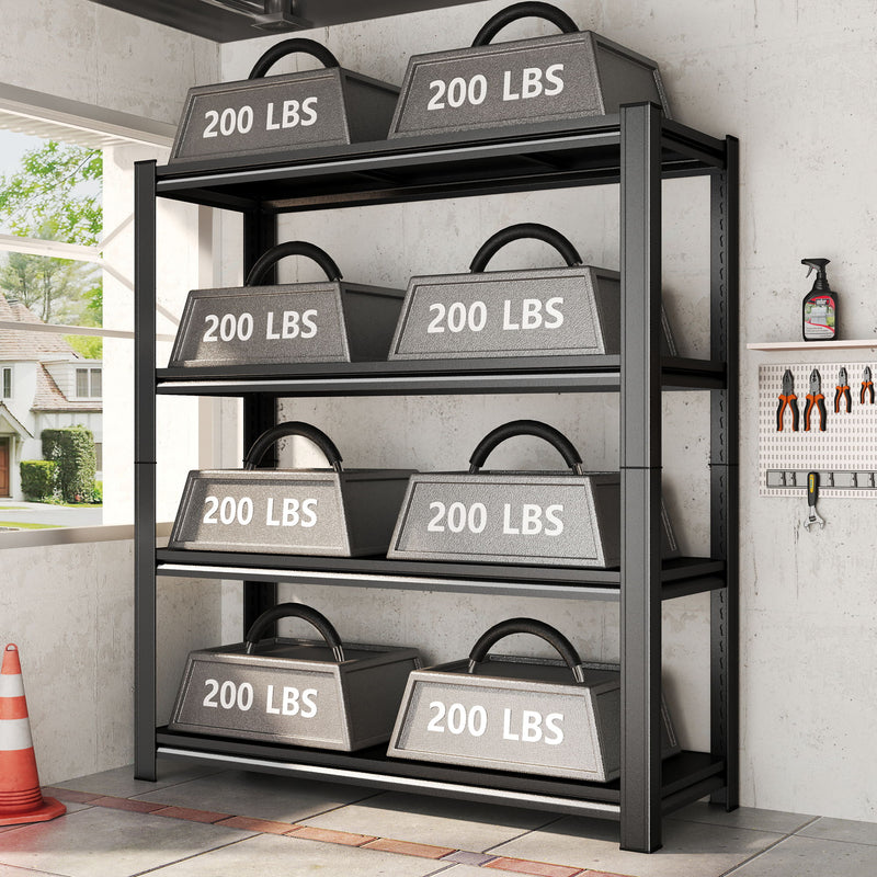 Tall Storage Shelf, Adjustable Height Storage Rack