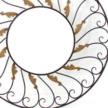 Load image into Gallery viewer, Round Accent Metal Mirror - Bronze
