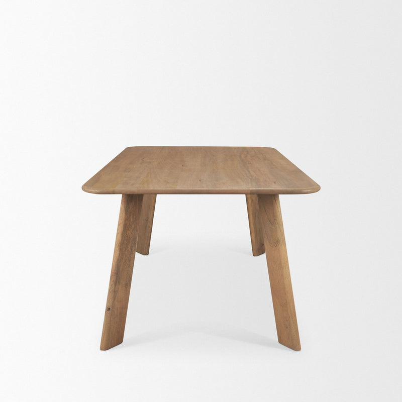 Solid Wood Dining Table (727895) - Brown