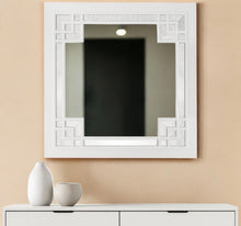 Load image into Gallery viewer, 39" Square Accent Mirror - White
