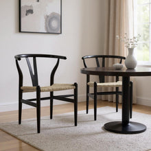 Load image into Gallery viewer, Dining Wood Parsons Chairs (Set of 2) - Black
