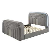 Load image into Gallery viewer, Shelyn - Bed With Led, TV Stand, Fireplace &amp; Bluetooth
