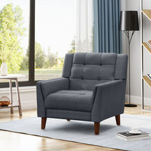 Load image into Gallery viewer, Luminaesque - Fabric Upholstered Armchair With Tufted Back
