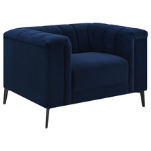 Load image into Gallery viewer, Darci - Accent Armchair With Seating And Tapered Legs - Blue
