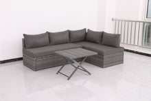 Load image into Gallery viewer, Patio Sofa With Cushions - Gray
