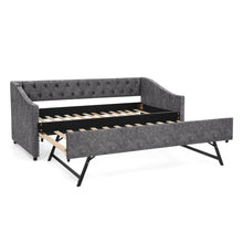 Load image into Gallery viewer, Upholstered Daybed With USB Charging &amp; Pull Out Bed
