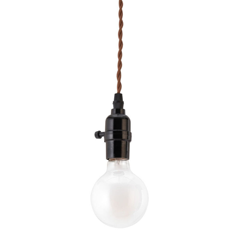 Lantern Plastic Dimmable Ceiling Light - Brass
