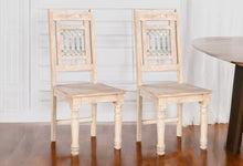 Load image into Gallery viewer, Wood Slat Back Dining Side Chairs (Set of 2) - White

