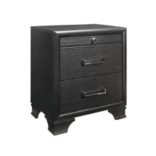 Load image into Gallery viewer, Two Drawers Manufactured Wood Nightstand - Gray

