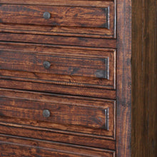 Load image into Gallery viewer, Solid Wood Five Drawer Chest - Chocolate
