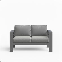 Load image into Gallery viewer, All-Weather Patio Loveseat With Thick Cushions
