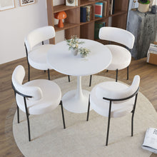 Load image into Gallery viewer, Mid-Century Modern Dining Chair With Curved Backrest
