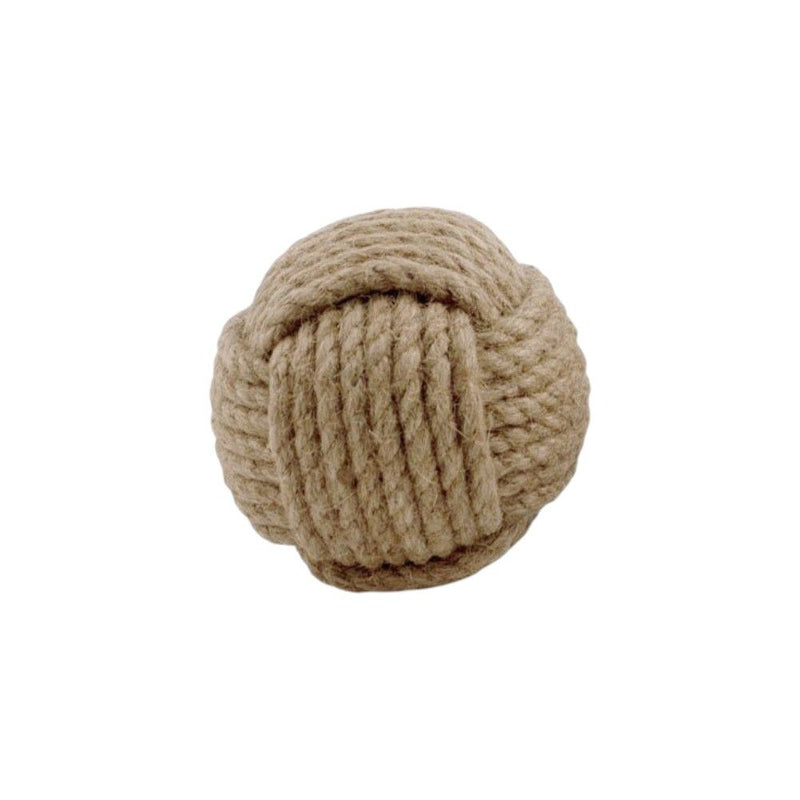 Jute Decorative Orb Tabletop Sculpture (Set of 2) - Natural