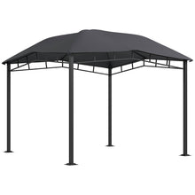 Load image into Gallery viewer, Outsunny - 10' x 10' Soft Top Patio Gazebo Outdoor Canopy With Unique Geometric Design Roof, All-Weather Steel Frame - Gray
