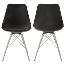 Load image into Gallery viewer, Padded Dining Chair (Set of 2) - Black
