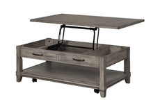 Load image into Gallery viewer, Lift Top Cocktail Table With Casters - Gray
