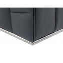 Load image into Gallery viewer, Italian Leather Reclining L Shaped Two Piece Corner Sectional - Dark Gray
