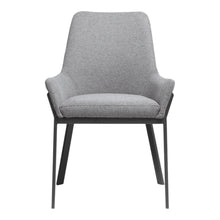Load image into Gallery viewer, Upholstery And Metal Dining Arm Chairs (Set of 2) - Gray
