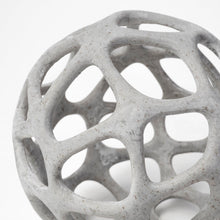 Load image into Gallery viewer, Abstract Decorative Orb Tabletop Sculpture - Gray
