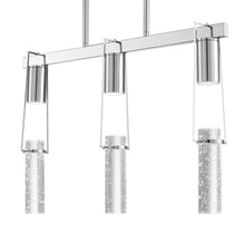 Load image into Gallery viewer, Three Light Metal Dimmable Smart Enabled Chandelier With Shades - Clear / Silver

