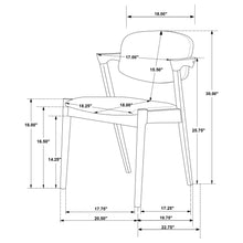 Load image into Gallery viewer, Modern Dining Chair And Zigzag Arm Design (Set of 2)
