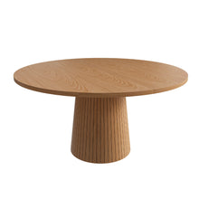 Load image into Gallery viewer, Round Dining Table With Strip Base
