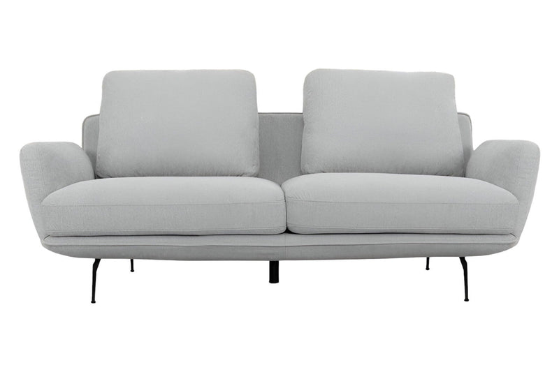Contempo Retro Loveseat - Light Gray